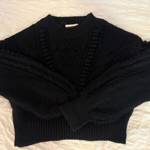 Anthropologie Black Sweater